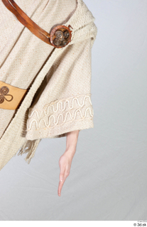    Photos Medieval Monk in beige habit 2 Medieval Clothing Monk beige habit shoulder sleeve 0003.jpg
